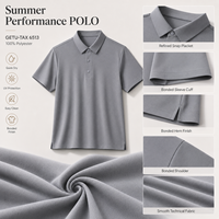 Chemises Polo de Golf Personnalisées JNEI 150gsm, Protection UV, Séchage Rapide, Coutures Collées pour les Marques de Vêtements de Sport