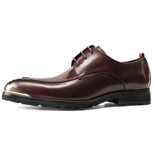 Últimos Zapatos Oxford de Vestir para Hombre, Diseño Italiano de Lujo 2025, Punta en Pico, Aumentan la Estatura, para Oficina y Carrera Profesional - Product Image 1