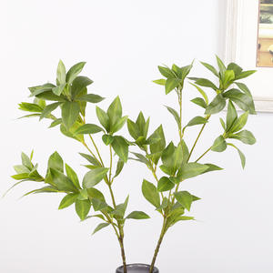 ‫ زخرفة الرودودندرون الاصطناعي للزفاف ورقة خضراء نبات اصطناعي ورقة نبات الرودودندرون - Product Image 2