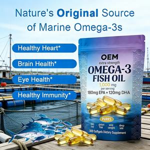 Capsule di Olio di Pesce al Gusto di Limone OEM, Integratore di Omega-3 EPA DHA per Supporto di Cuore e Cervello - Product Image 6