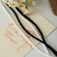 Ceinture élastique extensible unie de couleur personnalisée à âme en caoutchouc pour la couture de vêtements et de textiles de maison (vente en gros)
