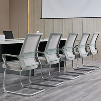 Mobilier de bureau Chine bon marché chaises pour salle d'attente chaise de bureau d'ordinateur chaise visiteur de bureau en maille sans roues
