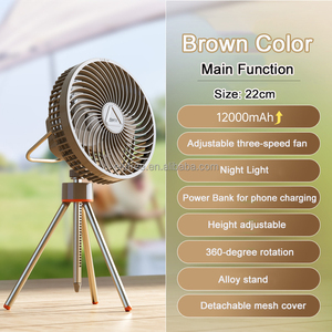 Eletree Fp-335-S Petit ventilateur <span class=keywords><strong>radio</strong></span> FM portable vintage rechargeable <span class=keywords><strong>solaire</strong></span> LED avec carte TF USB et télécommande - Product Image 6