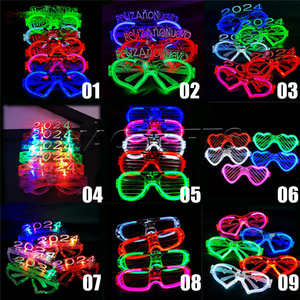 Gafas LED Luminosas para Fiestas, Gafas de Neón con Función Intermitente para Fiestas Rave, Cumpleaños, Bodas, Fiestas Temáticas - Product Image 4