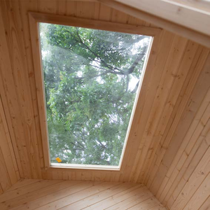 Sauna competitiva maravillosa para 2 personas, estufa de leña eléctrica, sauna exterior tipo cubo, estufa de leña. - Product Image 4