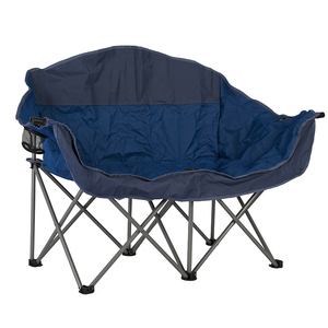 Kejie Modern Outdoor Portable Director Folding Floor Camping Fishing <b>Beach</b> Chair 600D Polyester Fabric for Two Outdoor Furniture - Product Image 2