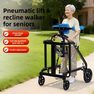 Andador de Rehabilitación Pediátrica con Freno de <span class=keywords><strong>Mano</strong></span> de Presión de Aire, Asiento Extraíble y Lavable para Niños con Discapacidad, Parálisis Cerebral - Product Image 1