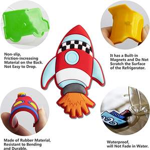 Imán de Refrigerador de PVC Suave con Diseño de Dibujos Animados, Recuerdo Personalizado Promocional OEM - Product Image 4