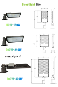 ตลาดยุโรป ฝรั่งเศส สเปน อิตาลี ไฟถนน LED แบบไม่มีแสงกระพริบ มาตรฐาน CE กำลังไฟ 100w-300w 140-170lm/w 20kv สำหรับที่อยู่อาศัยและพื้นที่สาธารณะ - Product Image 2