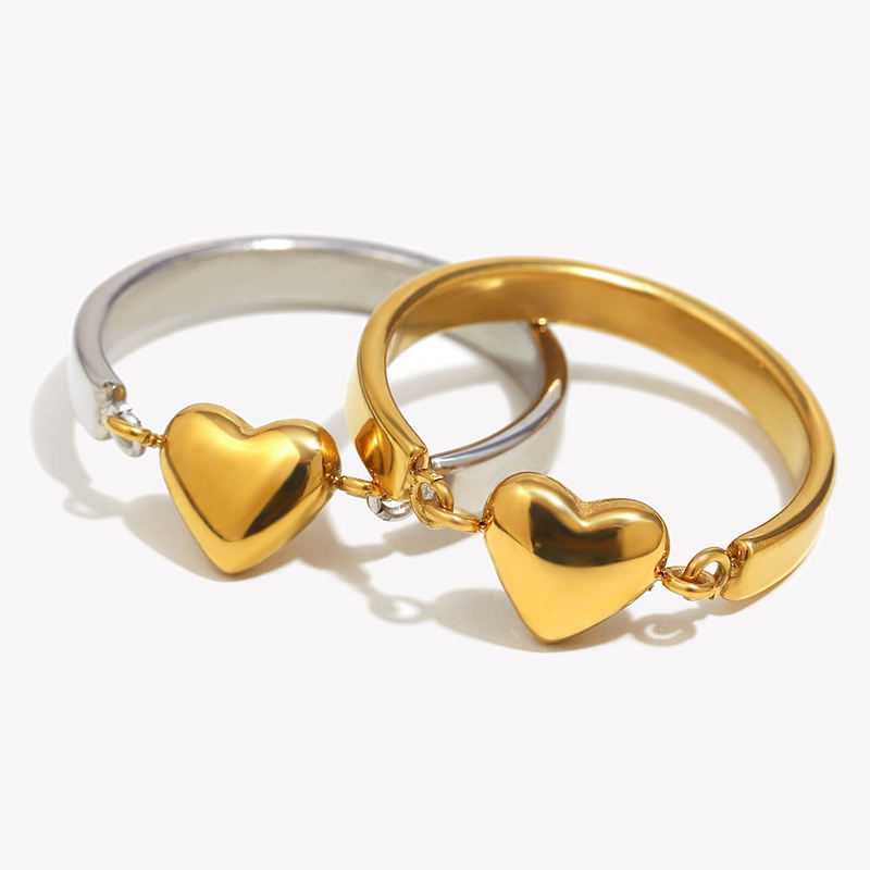 Rotating Rose Copper Stone Women s