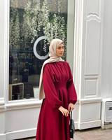 Robes Abaya de Luxe de Dubaï pour Femmes, Robes Musulmanes Modestes, Marron, Noir, Turquoise, Fabricants de Vêtements Personnalisables