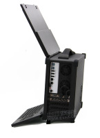 Industrielle robuste tragbare Computer-Chassis mit zwei Bildschirmen für All-in-One-Broadcasting-Videomischer-Switcher-Live-Streaming-Geräte