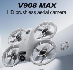 <span class=keywords><strong>Drone</strong></span> Voy8 Max pour débutants, double caméra, design pliable, moteur sans balais en plastique, vidéo 4K, temps de vol de 20 minutes, mode sans tête - Product Image 2