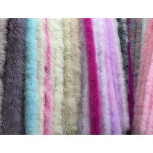 Venta al por mayor teñido colorido pavo pluma <span class=keywords><strong>Marabu</strong></span> Boa tira de <span class=keywords><strong>plumas</strong></span> una fiesta pavo marabú pluma Boa - Product Image 4