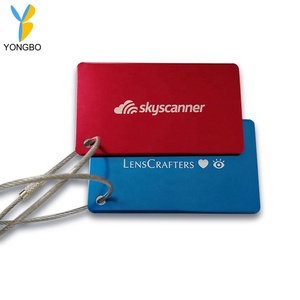 Metal Aluminum Airplane Luggage Tag for Travel - Product Image 4
