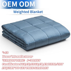 ผ้าห่มผ้าห่มนวมเย็นสำหรับผู้ใหญ่การบำบัด4ชิ้นได้รับการรับรอง OEKO-TEX สำหรับความวิตกกังวลออทิสติก - Product Image 2