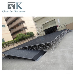 เวทีเคลื่อนที่แบบพกพาคุณภาพสูงราคาโรงงาน ผลิตจากอลูมิเนียม เหมาะสำหรับงานบันเทิงหรืองานอื่นๆ - Product Image 4