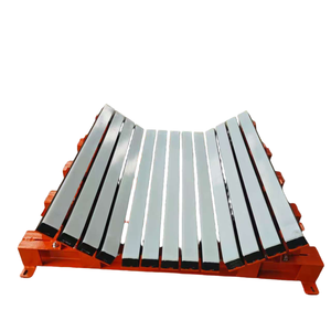 Op maat gemaakte hoogbelastbare laadzones UHMW-PE & dempende rubberen zware transportband buffer impactbed - Product Image 3