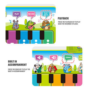 Tapis de jeu musical électronique pour enfants avec clavier de piano, tapis de danse tactile, tapis de jeu éducatif précoce pour tout-petits, jouets cadeaux - Product Image 6