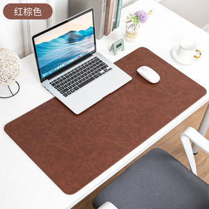 High-End Retro Xxl <b>Mouse</b> <b>Pad</b> Waterproof <b>Custom</b> Crazy Horse Leather <b>Mouse</b> <b>Pad</b> Double Sided Desk Mat for Office - Product Image 5