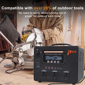 เครื่องกำเนิดไฟฟ้าพลังงานแสงอาทิตย์แบบพกพา รุ่นใหม่ 2000W 110V 220V สถานีพลังงานแบตเตอรี่ลิเธียม  พร้อมระบบไฟส่องสว่างพลังงานแสงอาทิตย์ - Product Image 4