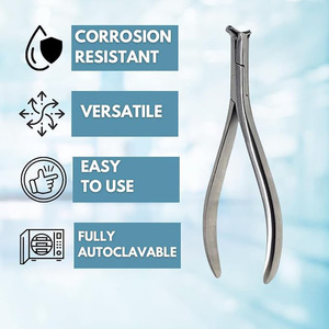 ชุดเครื่องมือจัดฟันเครื่องมือจัดฟันคีมดึงลวดโค้งสแตนเลสปลายงอไทเทเนียม-นิกเกิล - Product Image 5