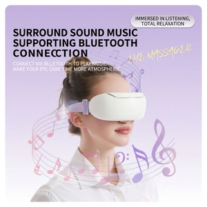 Masque de <span class=keywords><strong>sommeil</strong></span> pour les yeux avec compresse chaude et froide sans fil, portable, rechargeable, refroidissement, chauffage, vibration, massage des yeux avec <span class=keywords><strong>musique</strong></span> - Product Image 4