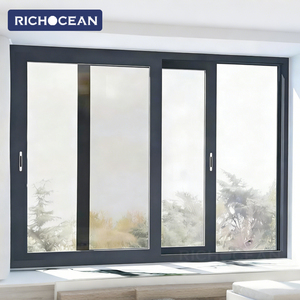 Fenêtre coulissante en aluminium étanche avec double vitrage trempé pour maison, fournisseur chinois RICHOCEAN - Product Image 5