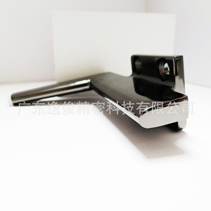 Aluminum Alloy L-shaped <b>Sofa</b> <b>Legs</b> 130mm Graphite Minimalist Design Heavy Duty Furniture Support - Product Image 4