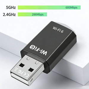 Adaptateur Wi-Fi 6 double bande 802.11ax 900 Mbps AX900 sans pilote, clé Wi-Fi externe 5G, émetteur-récepteur pour PC portable - Product Image 3