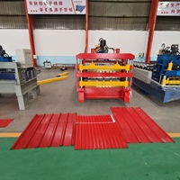 Machine de formage à froid de tuiles de toiture en acier coloré à trois couches |   Une machine pour trois types de panneaux de toiture
