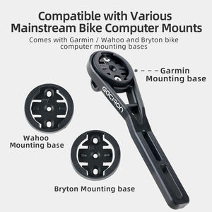 Support d'ordinateur de vélo Gaciron pour Gamin / Wahoo / <span class=keywords><strong>Bryton</strong></span> Support de vélo Facile à installer Accessoires pour vélos de route - Product Image 4