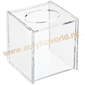 Caja de pañuelos de acrílico transparente personalizada de fábrica/caja de pañuelos de acrílico de color de alta calidad/servilletero - Product Image 1