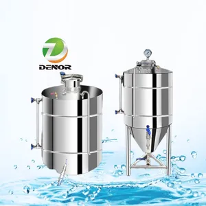 Stainless Steel 100-500L Fermenter Storage Vessel Wine Yogurt Beer Milk Fermentation Tank with Agitator