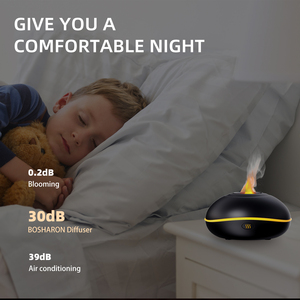 Mới nhất 200ml UFO hình dạng USB phí ngọn lửa hương thơm khuếch tán hộ gia đình sử dụng ABS + PP tạo độ ẩm hiệu ứng tinh dầu hương thơm khuếch tán - Product Image 5