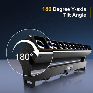 SHEHDS 12x40 lavage hochet serpent lumière Dmx <span class=keywords><strong>Lyre</strong></span> <span class=keywords><strong>Led</strong></span> 12x40 w <span class=keywords><strong>Led</strong></span> scène lumière Rgbw 4in1 tête mobile faisceau barre lavage Zoom lumière - Product Image 2