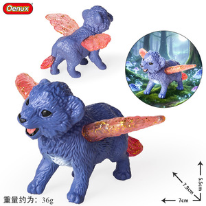 yxs Modèle de simulation d'<span class=keywords><strong>animal</strong></span> mythologique transfrontalier, Monstre féerique volant bleu massif, jouet et ornement pour enfants - Product Image 5