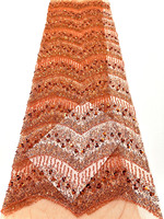 Tissu de Broderie Perlée de Luxe de Haute Qualité en Dentelle Guatémaltèque, Prix d'Usine, pour Robe de Mariage et de Soirée à Dubaï