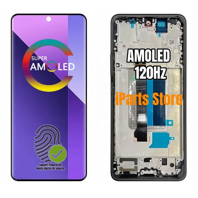 IPARTS Replacement Display for Xiaomi Redmi Note 13 Pro+ 5G 23090RA98C 23090RA98G 23090RA98I AMOLED Touch Screen With Frame OEM