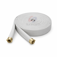 Tuyau d'incendie flexible en PVC Duraline de 3 pouces, durable, pression de service de 8 à 16 bars, longueur de 10 à 30 m, classe A/B, lutte contre l'incendie