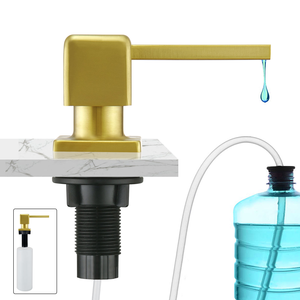 304 Stainless Steel Single Handle Deck Mounted Modern <b>kitchen</b> <b>sink</b> soap dispenser - Product Image 6