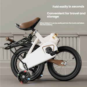 Vélos pour enfants de 2 à 3 ans et de 4 à 9 ans, vélos à pédales pour filles et garçons, vélos pliables pour enfants de taille moyenne et grande. - Product Image 5