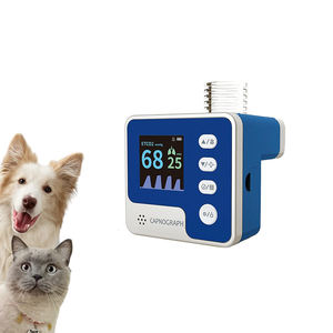 SAFVET CA10M <span class=keywords><strong>Monitor</strong></span> <span class=keywords><strong>Capnography</strong></span> Co2 dokter hewan ETCO2 Spo2 dengan knotografi - Product Image 1