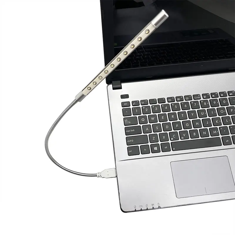 Жесткая переключатель с подсветкой и USB, PG-001 с 10 шт. белых светодиодов и Гибкая 360 с регулируемым углом наклона для Клавиатура ноутбука настольная лампа
