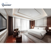 Wyndham haut de gamme 5 étoiles hôtel chambre meubles ensembles de meubles en bois personnalisés hôtel intérieur