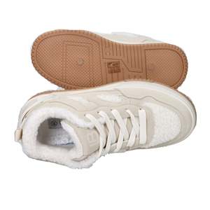 Laura Biagiotti Women's Sneakers Beige 9211 Winter Warm Casual Shoes - Product Image 6