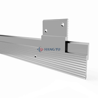 Soporte de pared moderno tipo Z francés para colgar, soporte de aluminio resistente al agua para pizarra o cabecero de cama