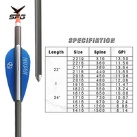 SPG tir à l'arc flèches en aluminium composé arc classique et flèche ensemble 22-34 pouces arbre en plastique aube formation accessoires de Sport de plein air