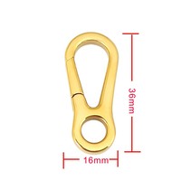 Mousqueton en acier inoxydable en forme de 8 avec boucle à ressort, attache rapide, porte-clés, accessoire de bagage, clip étanche