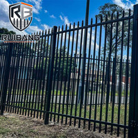 Sistema de Valla Tubular de Acero Personalizado Ruibang con Opciones de Altura, Color y Puerta